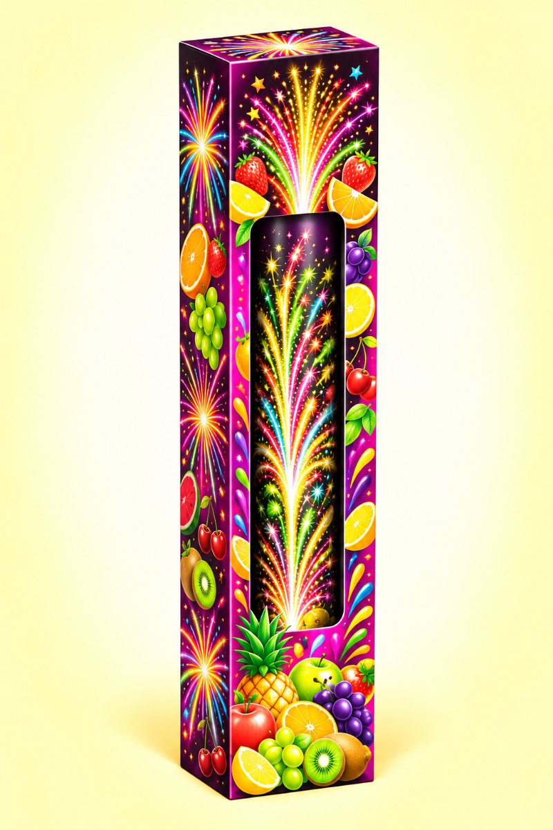 2 ½ ‘’ PIPE - FRUITS - DOUBLE PIECE